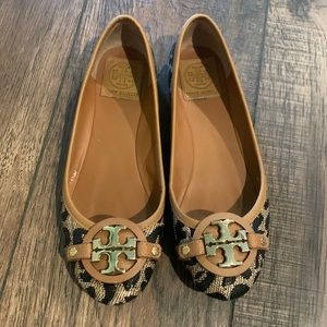 Tory Burch Leopard Print Flats